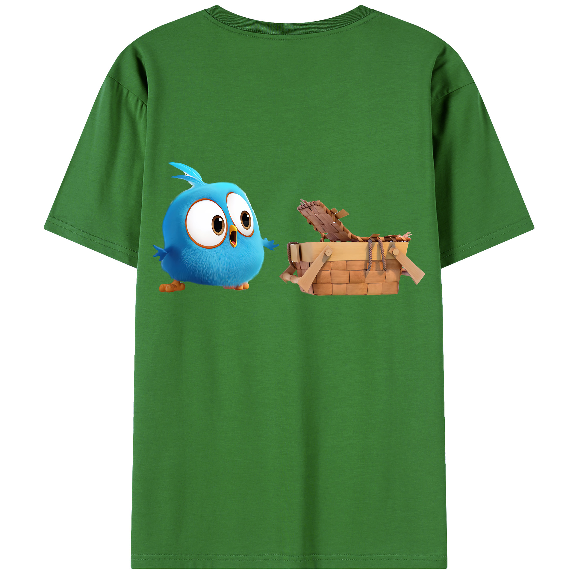 （画像用） Angry Birds アングリーバード レディース半袖Tシャツ(バックプリント)